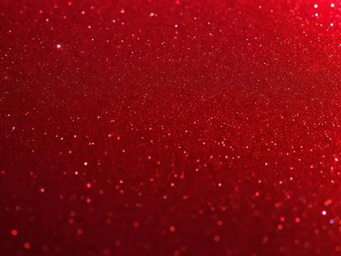 Blurred bokeh light on dark red  background. Stock Illustration