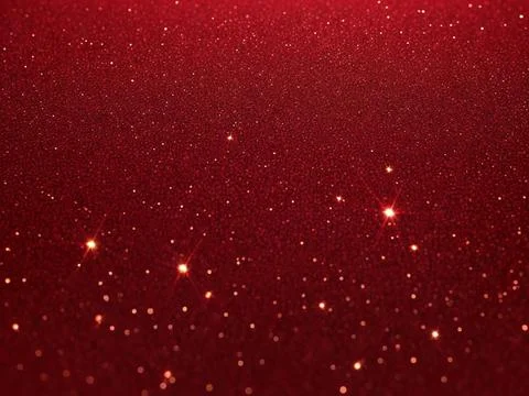 Blurred bokeh light on dark red  background. Stock Illustration