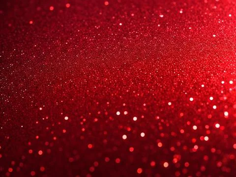 Blurred bokeh light on dark red  background. Stock Illustration