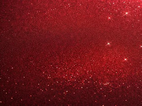 Blurred bokeh light on dark red  background. Stock Illustration