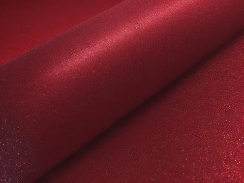 Blurred bokeh light on dark red  background. Stock Illustration