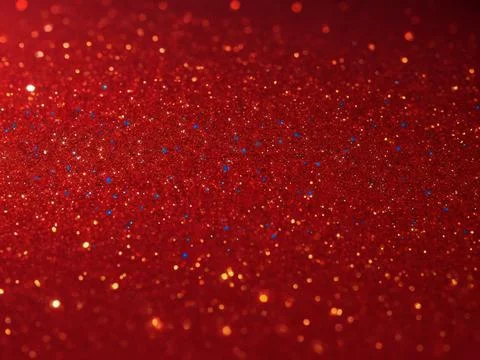 Blurred bokeh light on dark red  background. Stock Illustration