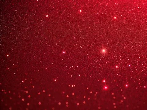 Blurred bokeh light on dark red  background. Stock Illustration