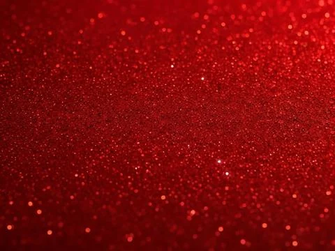 Blurred bokeh light on dark red  background Stock Illustration