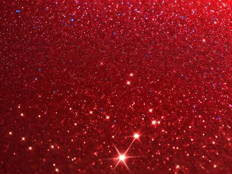 Blurred bokeh light on dark red  background. Stock Illustration