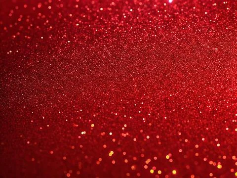 Blurred bokeh light on dark red  background. Stock Illustration