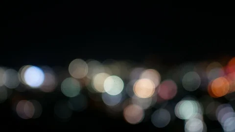 Blurred bokeh light defocused background and textured for holiday party and c Stock Footage 94303019