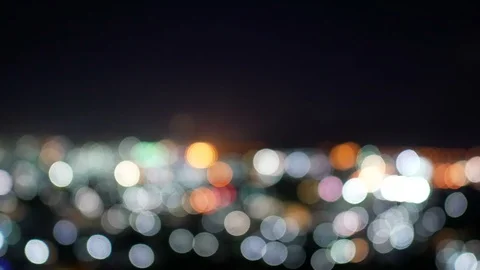 Blurred bokeh light defocused background and textured for holiday party and c Stock Footage 94306217