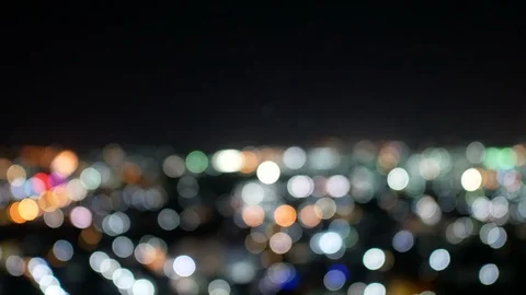 Blurred bokeh light defocused background and textured for holiday party and c Stock Footage 94306990