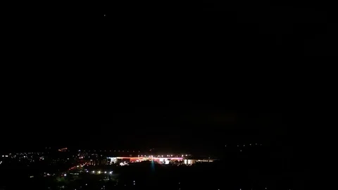 Blurred bokeh light defocused background and textured , Flashing lights and m Video stock 95850207