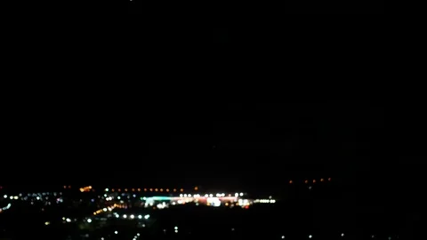 Blurred bokeh light defocused background and textured , Flashing lights and m Stock Footage 95850375