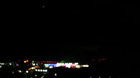 Blurred bokeh light defocused background and textured , Flashing lights and m Video stock 95852063