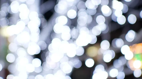 Blurred bokeh light defocused background and textured for holiday ney year pa Video stock 99646737