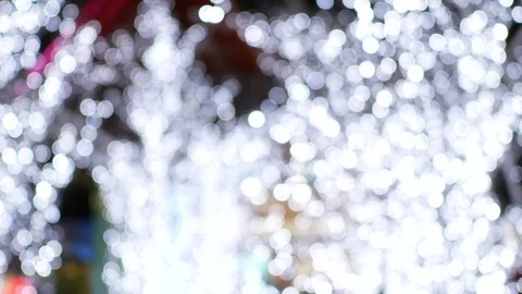 Blurred bokeh light defocused background and textured for holiday ney year pa Video stock 99647562