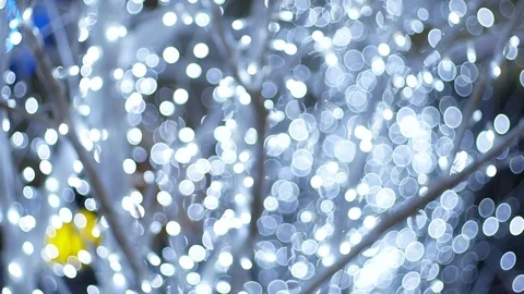 Blurred bokeh light defocused background and textured for holiday ney year pa Video stock 99647723