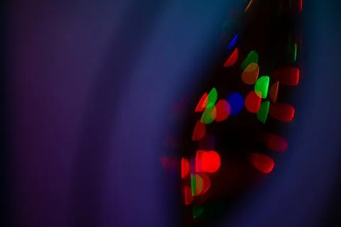 Blurred bokeh light effect background. Stock Photos