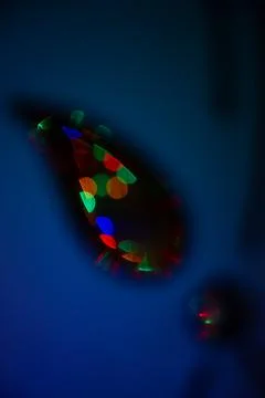 Blurred bokeh light effect background. Stock Photos