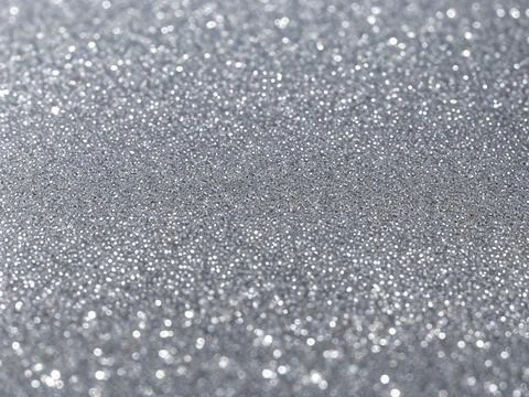 Blurred bokeh light on gray silver background. Stock Illustration