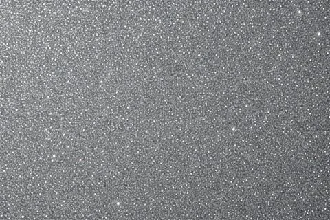 Blurred bokeh light on gray silver background. Illustrazione stock