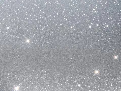 Blurred bokeh light on gray silver background. Illustrazione stock