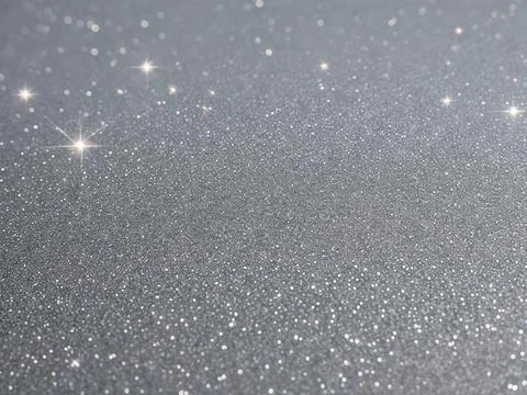 Blurred bokeh light on gray silver background. Stock Illustration