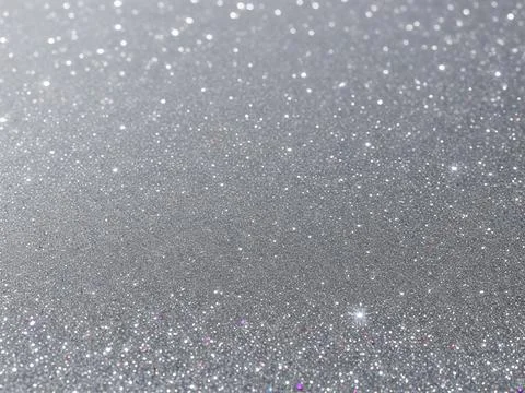Blurred bokeh light on gray silver background Stock Illustration