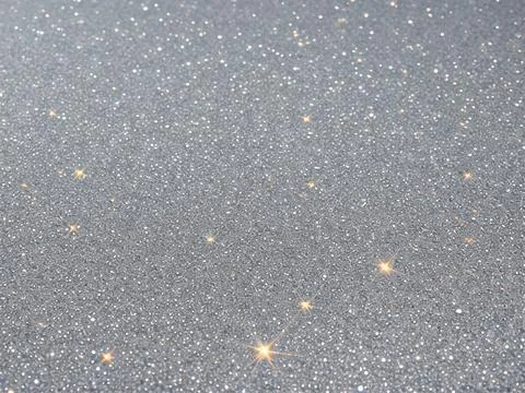 Blurred bokeh light on gray silver background. Illustrazione stock