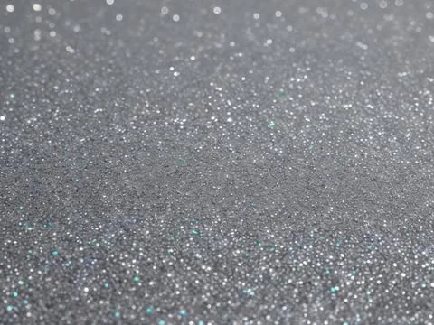 Blurred bokeh light on gray silver background. Stock Illustration