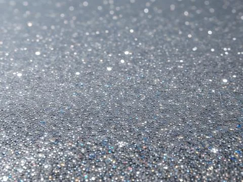 Blurred bokeh light on gray silver background. Stock Illustration