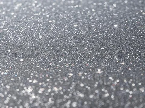 Blurred bokeh light on gray silver background. Stock Illustration