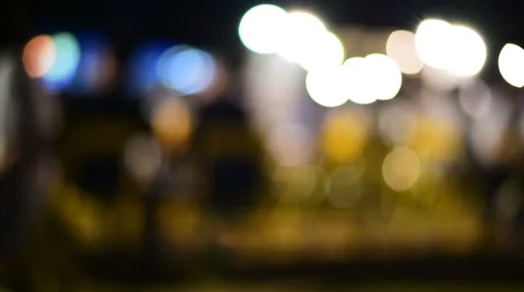 Blurred, bokeh lights background. Abstract sparkles Stock Footage 64275931