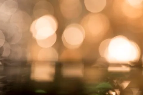 Blurred bokeh lights for backgrounds, compositions and overlays Stock Photos