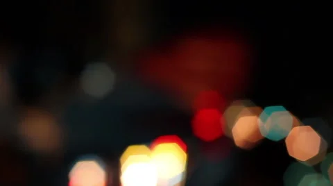 Blurred Bokeh Lights Stock Footage 41794110