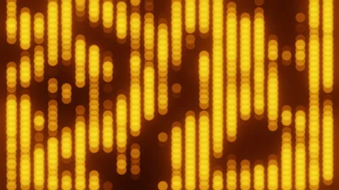 Blurred bokeh lights wall with flashing lights loopable abstract background Stock Footage 243020133