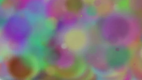 Blurred bokeh. Multicolored bokeh from circles. Animated colored particles Stock Footage 77235899