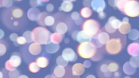 Blurred bokeh soft lights background. Delicate pastel pink and purple colors Stock Illustration