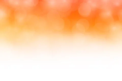 Blurred bokeh soft orange gradient white for background and copy space, bokeh Stock Illustration