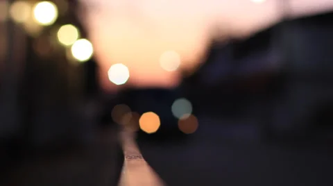Blurred bokeh traffic lights Vídeo Stock 32897723