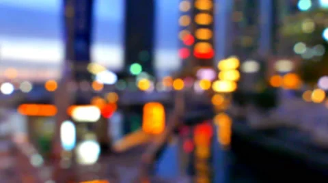 Blurred Bokeh Video Background abstract 4k. Stock Footage 65397514