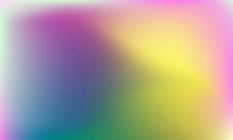 Blurred bright gradient background. Creative modern concept, vector. Holograp Stock Illustration