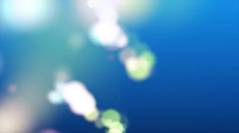 Blurred bubbles floating on blue background - Motion Video Background Looping Stock Footage 67638596