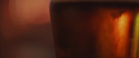 Blurred bubbles in a glass of beer Stock Footage 150835145