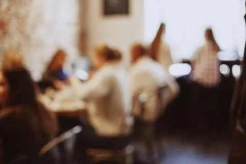 Blurred cafe background Foto stock