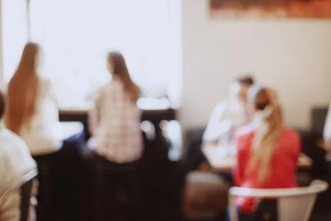 Blurred cafe background Foto stock