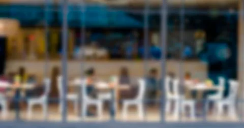 Blurred cafe Foto stock