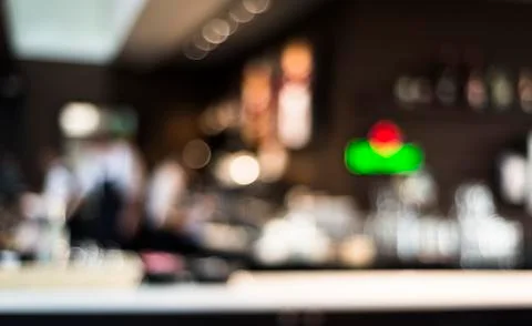 Blurred cafe Stock Photos