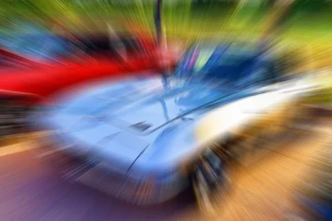 Blurred car background. Stock Photos