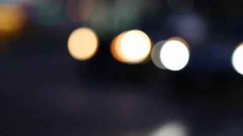 Blurred car lights passing 스톡 동영상 46406764