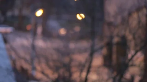 Blurred car lights on the road. Stock Footage 69261718