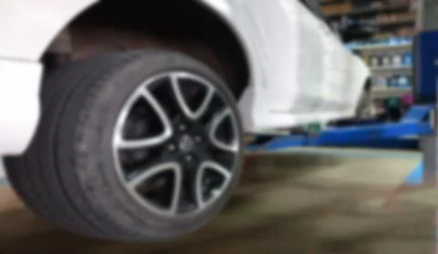 Blurred car Stock Photos